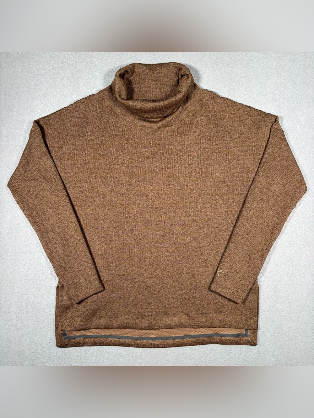 Arc’teryx Laina Sweater Women’s Small Brown Cowl Neck Pullover Outdoors Gorpcore